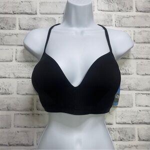 MTA Sports Black Contoured Cup Low Impact Sports Bra NWT XXL